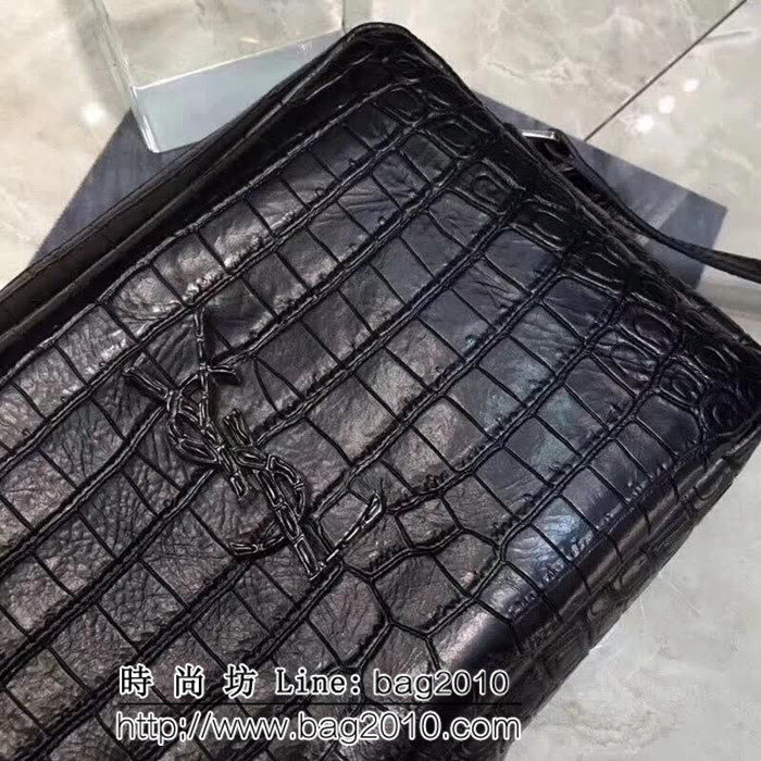 YSL聖羅蘭 2018春夏新款 LOU系列 小牛皮鱷紋相機包 59903 YAS1091